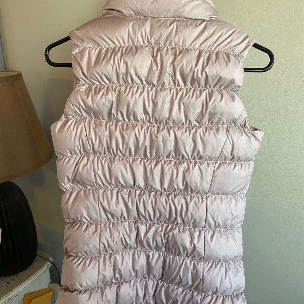 Athleta Puffer Vest with asymmetrical collar